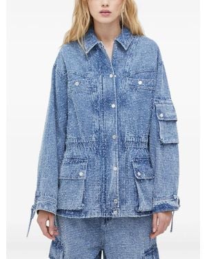 Day Birger et Mikkelsen Drawstring-Waist Denim Jacket - Blue