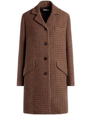 Bally Geruite Jas - Bruin