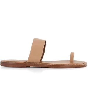 Giuseppe Zanotti Toe-Strap Flat Sandals - White