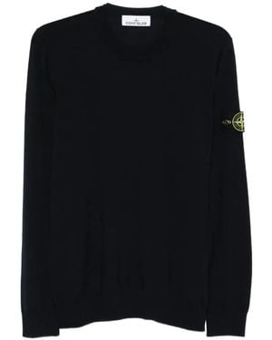 Stone Island 5100071 Regular-Fit Crew-Neck Jumper - Blu