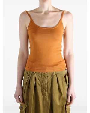 Extreme Cashmere Haut Britney À Fines Bretelles - Green