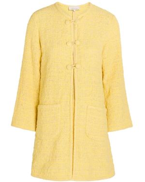 LIBEROWE Agnes Tweed Mini Dress - Yellow