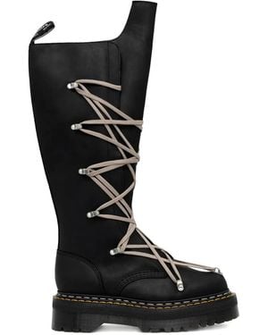 Dr. Martens 1B60 Quad Sole Pentalace leather boots - Schwarz