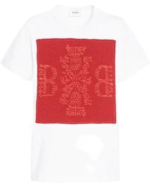 Barrie Logo-Patch T-Shirt - Red