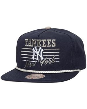 Mitchell & Ness X New York Yankees Radiant Lines Deadstock Snapback Cap - Blue
