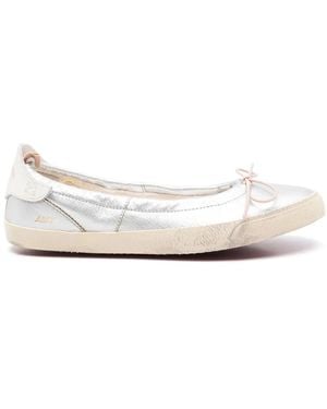 HIDNANDER Amy Ballet Flats - White