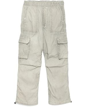 Izzue Hose Mit Logo-Patch - Grau