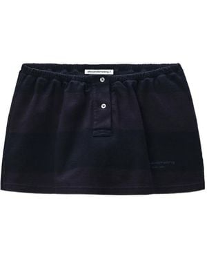 Alexander Wang Minirock mit elastischem Bund - Blau