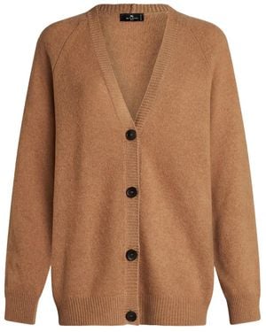 Etro Cashmere Cardigan - Brown