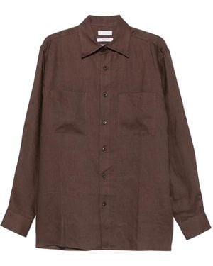 Cellar Door Camicia Paul Con Taschino - Marrone