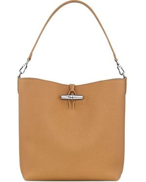 Longchamp Le Roseau Hobo ホーボーバッグ M - ホワイト