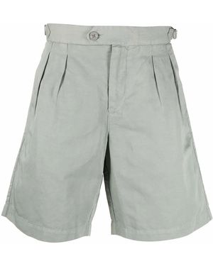 Orlebar Brown Pleated Straight-Leg Shorts - Grey