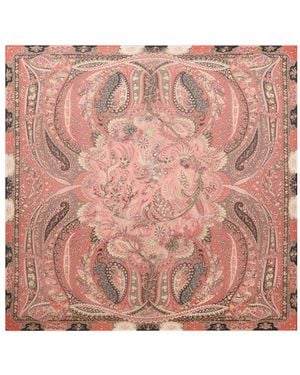 Etro Floral-Paisley Shawl - Pink