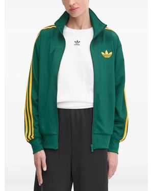 adidas Giacca Sportiva Firebird Con 3 Righe - Verde