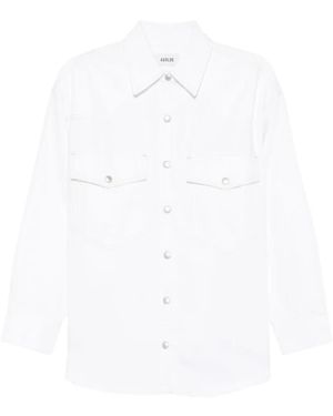 Agolde Western Denim Shirt - White