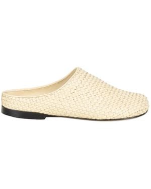 JVAM Woven Mules - White
