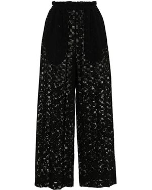 Henrik Vibskov Waybill Semi-Sheer Trousers - Black