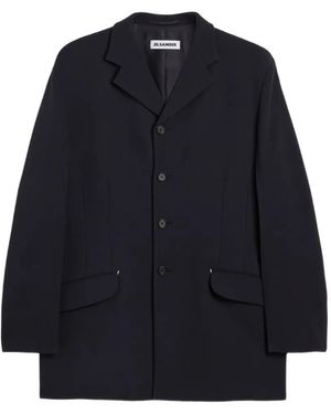 Jil Sander Giacca Destrutturata - Blu