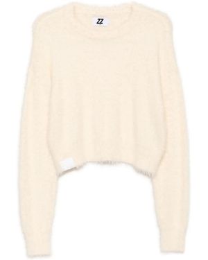 Izzue Maglione Con Effetto Spazzolato - Neutro
