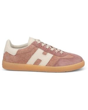 Hogan Sneakers Mit Logo-Patch - Pink
