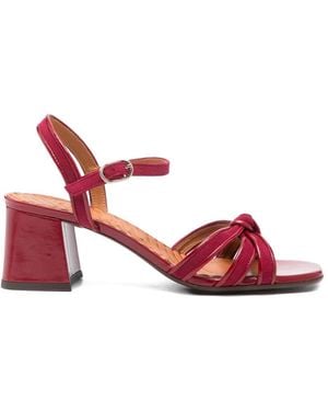 Chie Mihara Leilah Knotted Strap Sandals - Pink