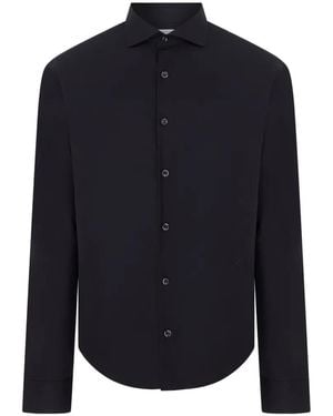 MEGUSTA Cotton-Poplin Shirt - Blue
