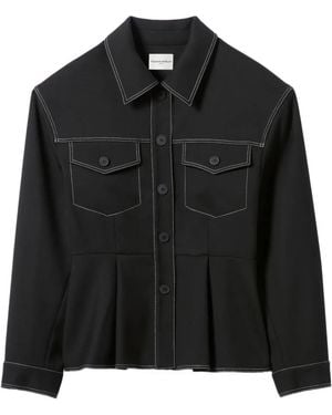 Claudie Pierlot ボタン ジャケット - ブラック