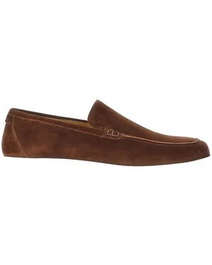 Loake Tuscany Suede Loafers - Brown