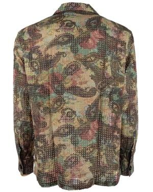 Gabriele Pasini Floral Paisley Shirt - Grey