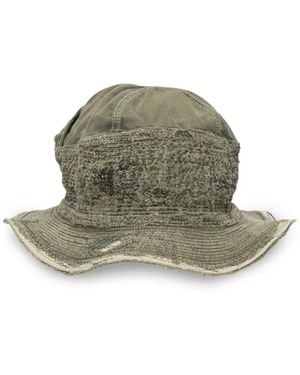Kapital Distressed Bucket Hat - Green