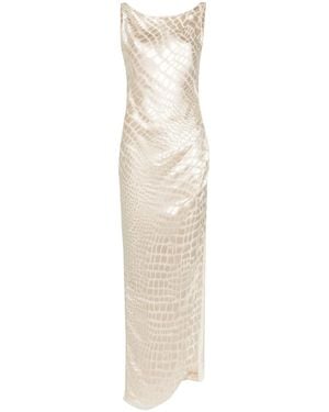 Blumarine ロングドレス - ホワイト