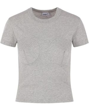 VAQUERA Stitched T-Shirt - Grey