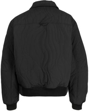 Holzweiler Quilted Bomber Jacket - Black