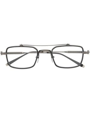 Akoni Rectangle-Frame Glasses - Gray