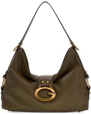 Guess Camden Medium Shoulder Bag - Green
