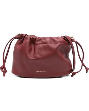 Strathberry Charlotte ドローストリング ショルダーバッグ - パープル