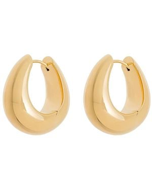 Tom Wood Orecchini A Cerchio Ice - Metallizzato