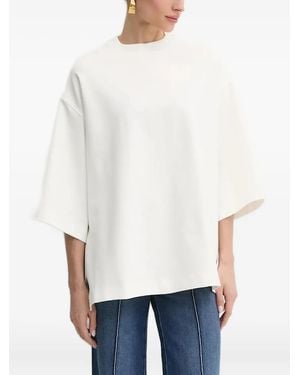 Liviana Conti Round-Neck Blouse - White