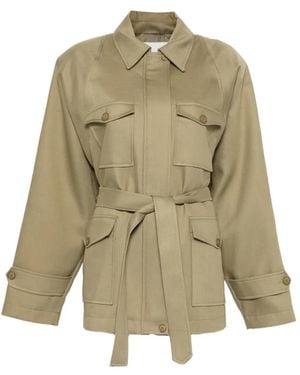 Frankie Shop Kella Padded Utility Jacket - Natural