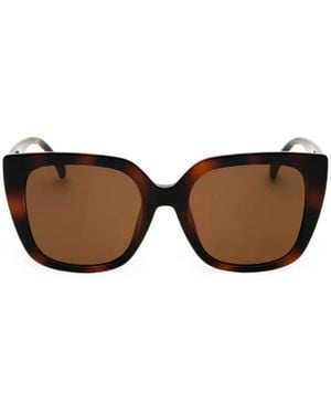 Draper James Oversized Square-Frame Sunglasses - Brown
