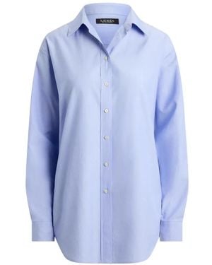 Ralph Lauren Long-Sleeve Button-Down Shirt - Blue