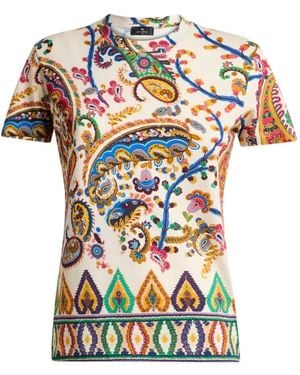 Etro Cotton T-Shirt - White