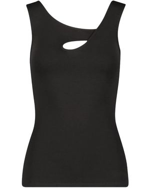 MARCELLA Lotte Cutout Sleeveless Top - Black