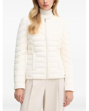 Guess Zip Padded Jacket - White