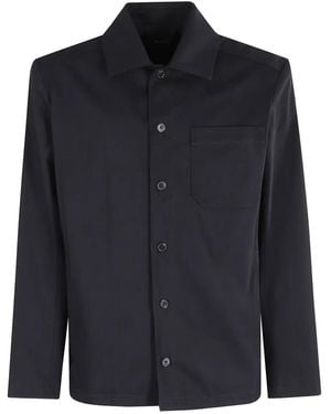 A.P.C. Cofco Button-Fastening Pocket Shirt Jacket - Blue
