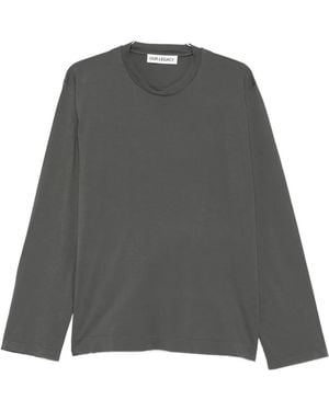 Our Legacy Cotton Long-Sleeves T-Shirt - Grey