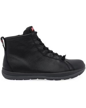 Camper Peu Pista Ankle Boots - Black