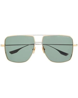 Dita Eyewear Dubsystem Square-Frame Sunglasses - Green