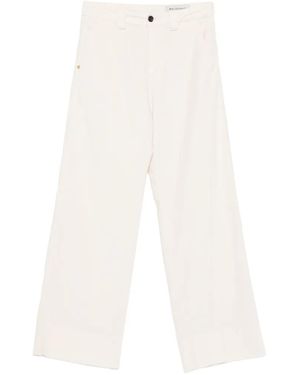White Sand Pantalon À Coupe Ample - White