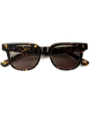 Kyme Justin Square-Frame Sunglasses - Black
